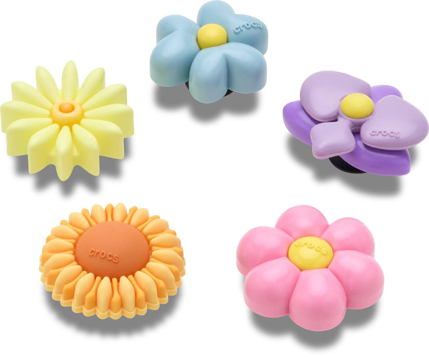 Puffy Flowers 5 Pack - multi farvet